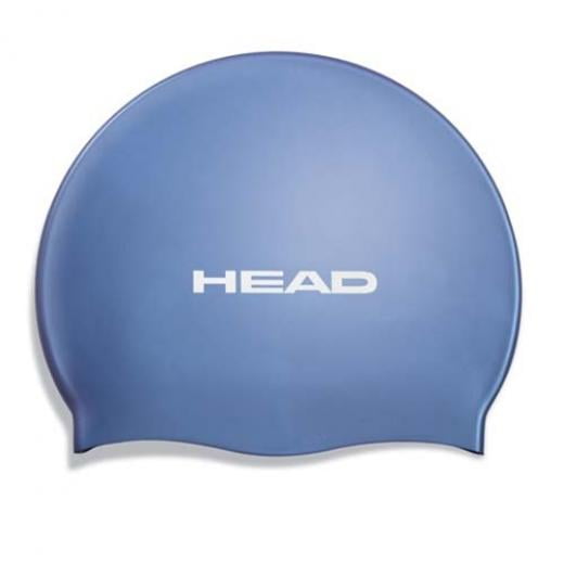 Head Silicone Swimming cap White Head Silicone Swimming cap White